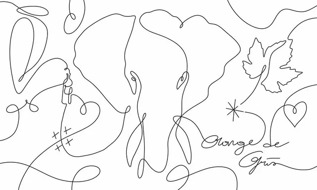 Étiquette : éléphant dessiné d’un seul trait