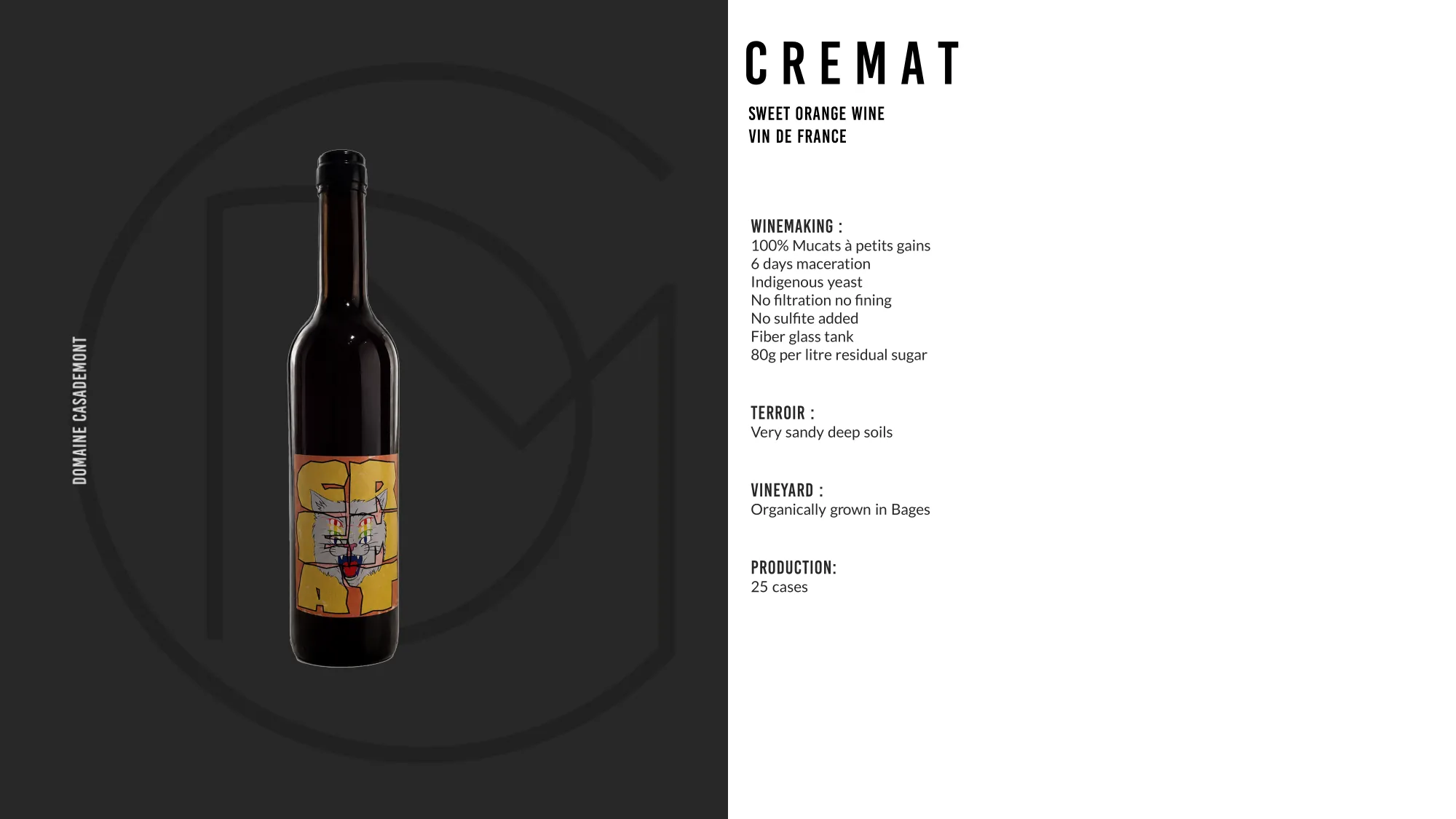 Fiche technique du Crémat