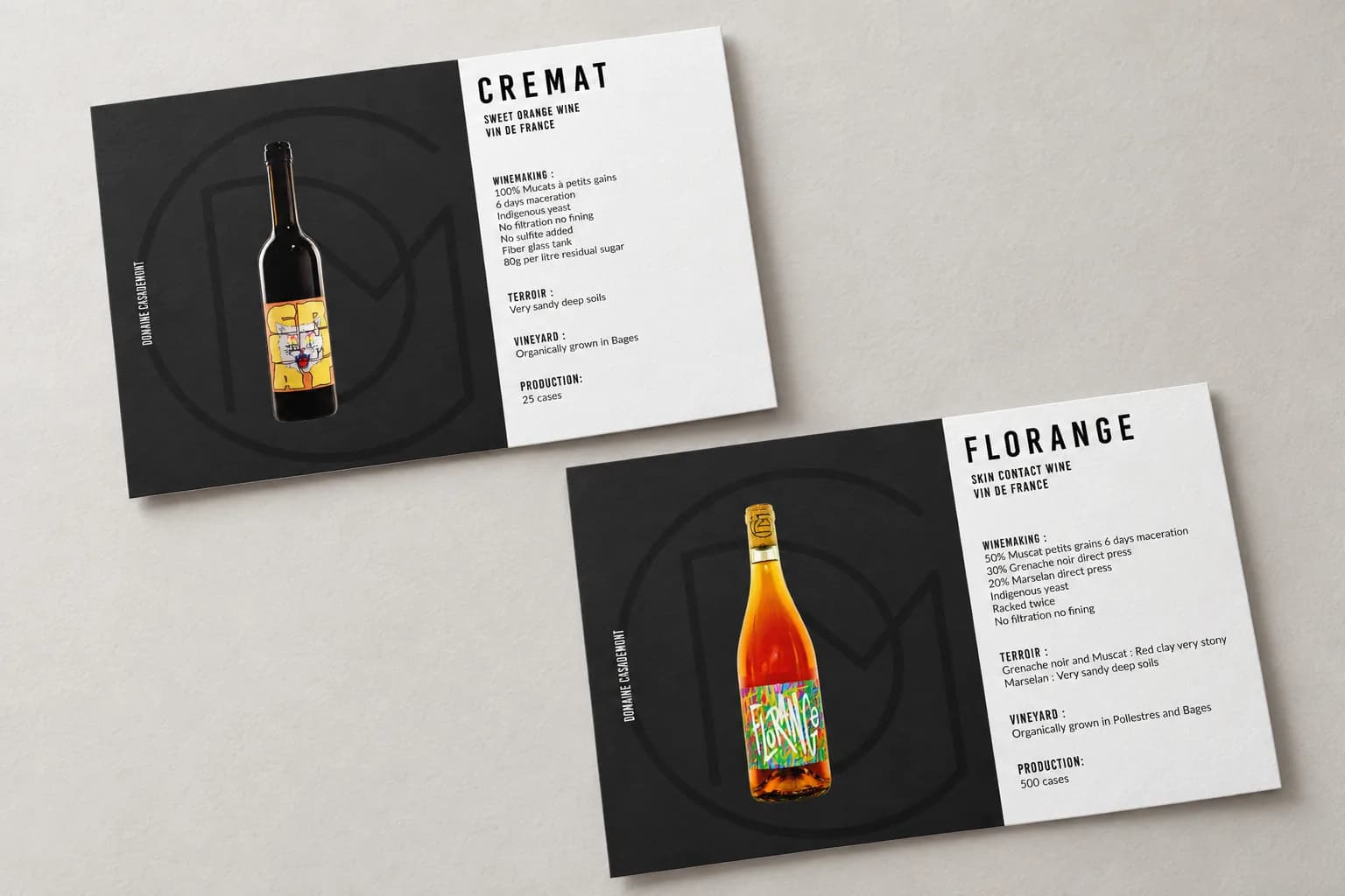 Mockup des fiches techniques Crémat et Florange