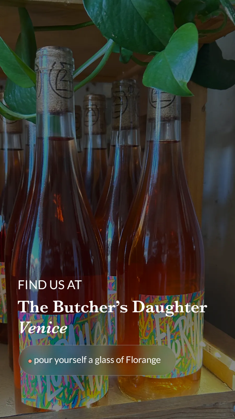Story Instagram : le Florange au Butcher’s Daughter de Venice