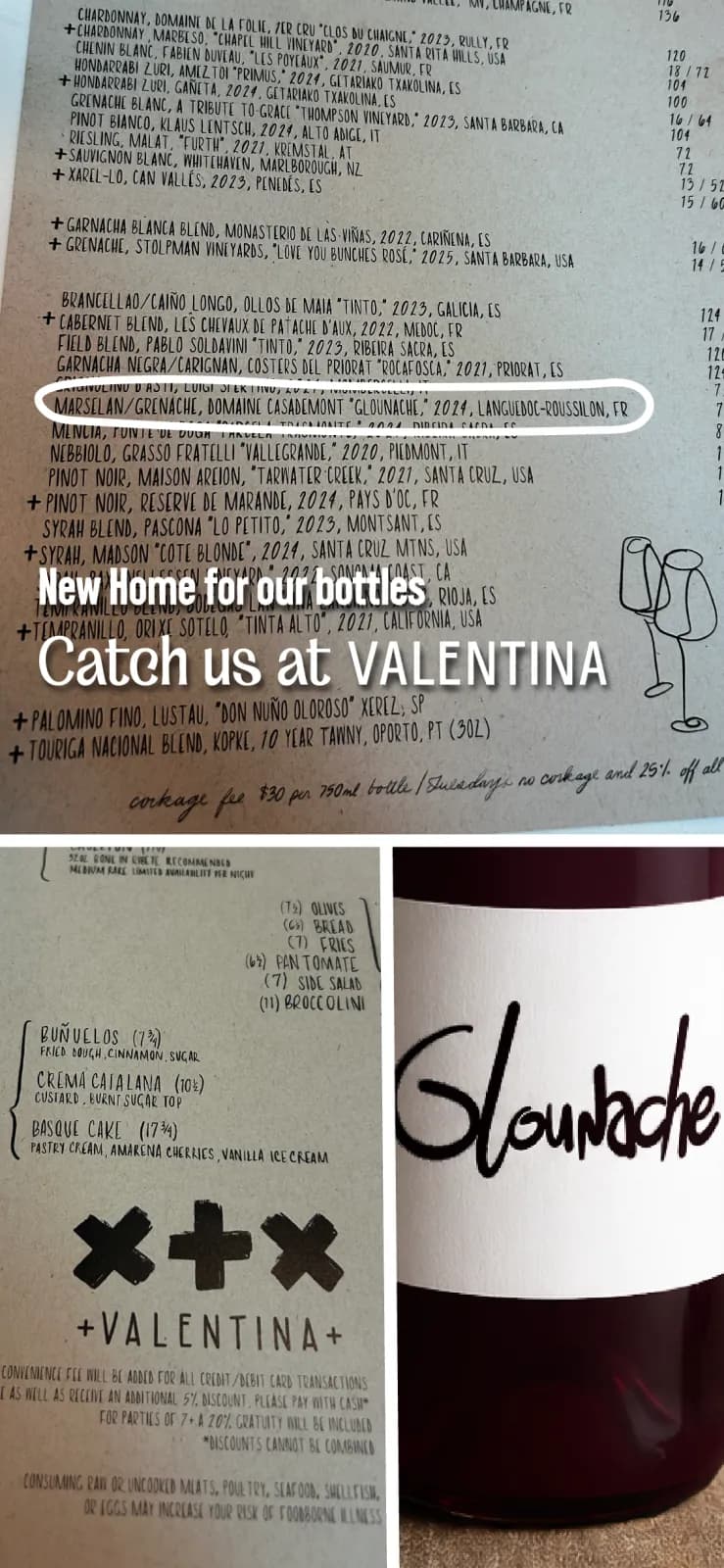 Story Instagram : le Glounache à la carte de Valentina